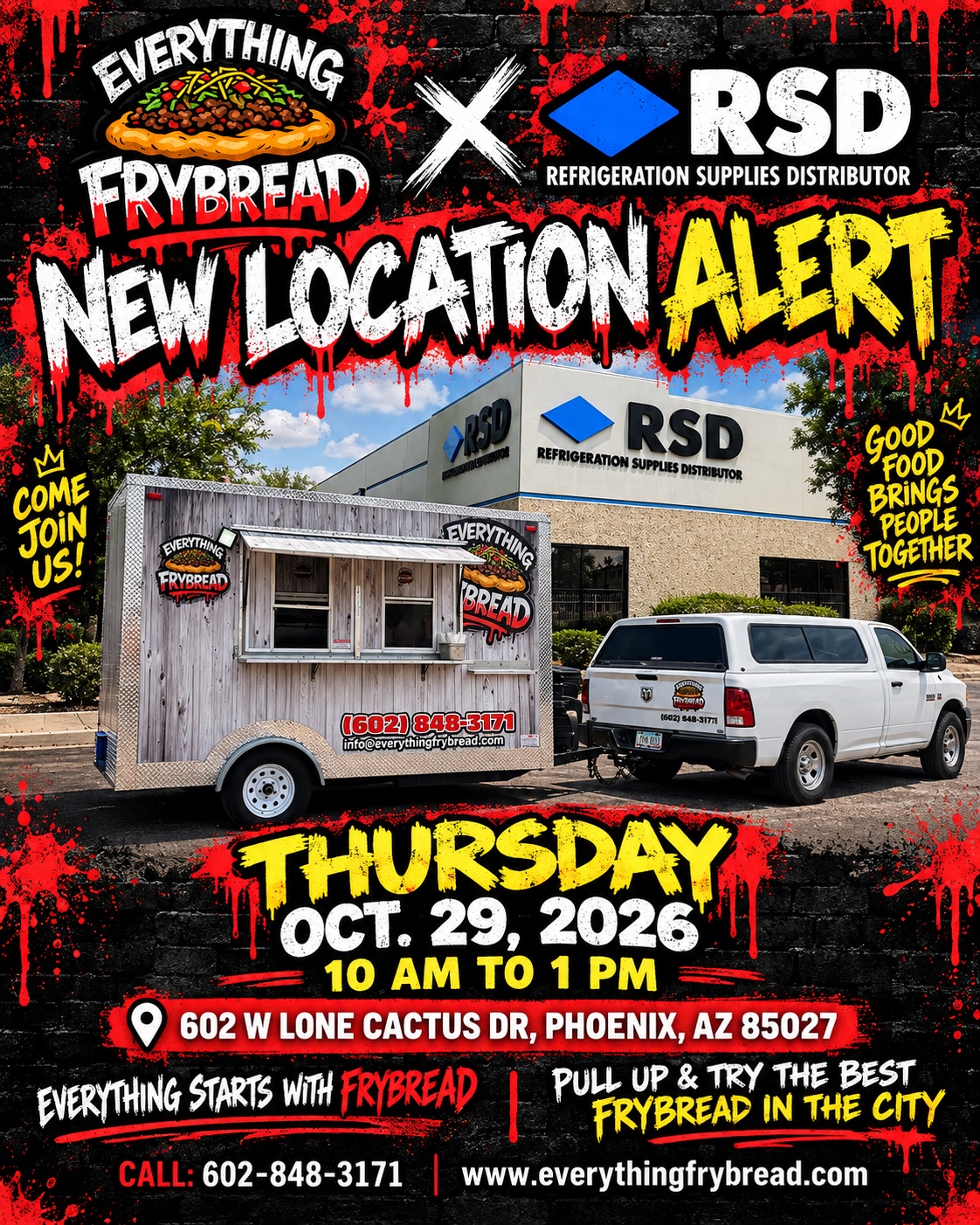 Everything Frybread at RSD, October 29, 2026, 10 AM to 1 PM